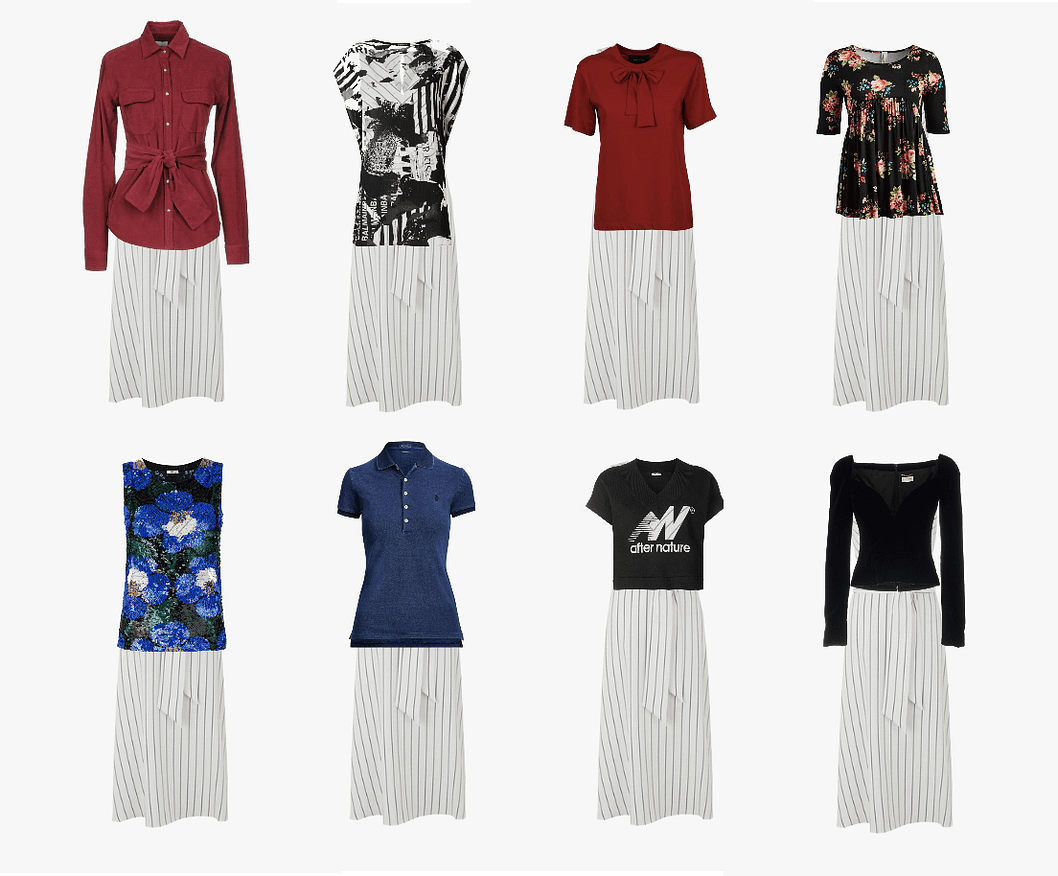 A light dress for dark winter, combinations A light dress for dark winter, combinations