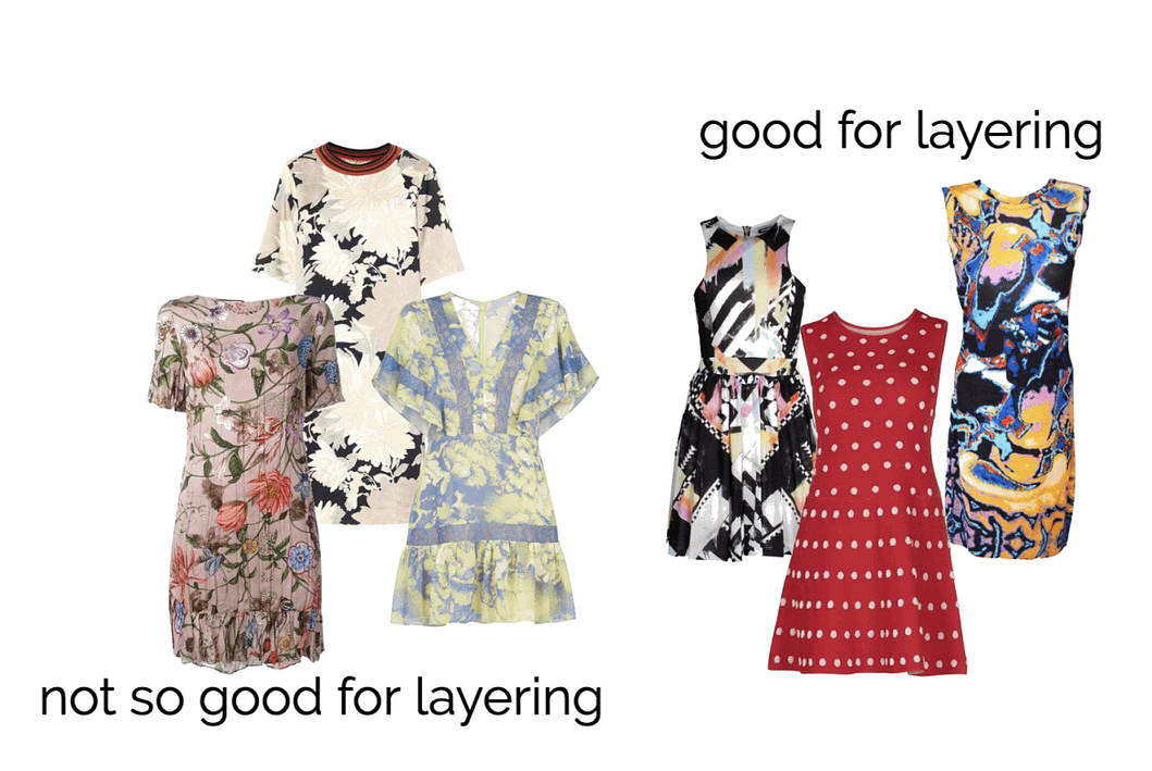 A collage of different summer dresses A collage of different summer dresses