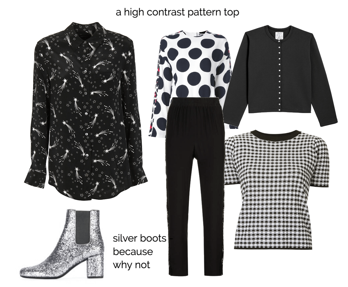 High contrast neutral outfit High contrast neutral outfit
