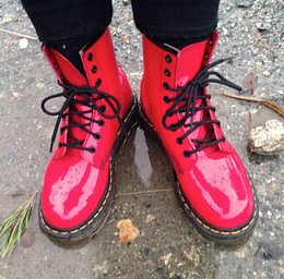 Red Dr. Martens Red Dr. Martens