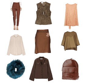 True Autumn grid with items True Autumn grid with items