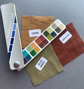 TA Linen Fox fabric swatches
