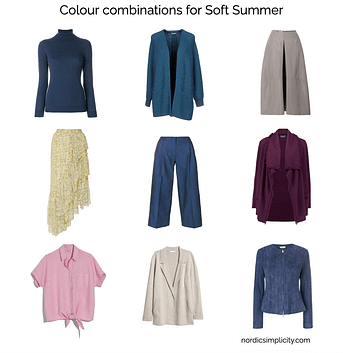 Soft Summer nine items seven colours Soft Summer nine items seven colours