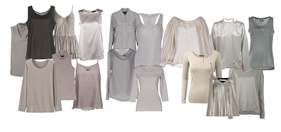 Greys with high degree of saturation Greys with high degree of saturation