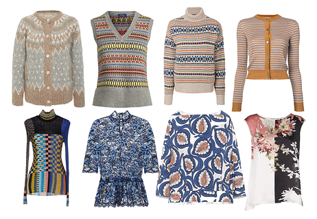 Knits and prints for Soft Autumn Knits and prints for Soft Autumn