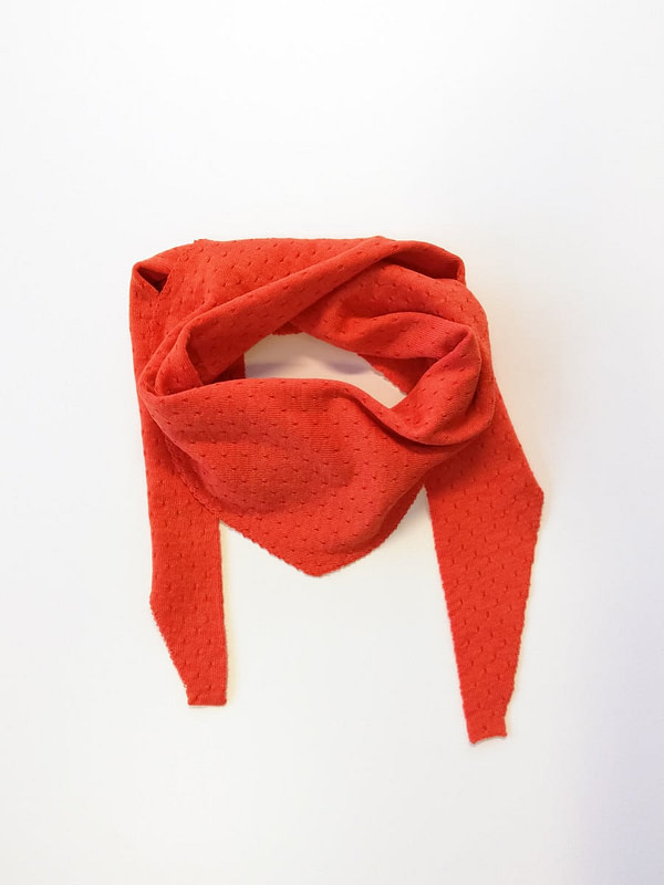 Papaya Sunrise Orange Scarf