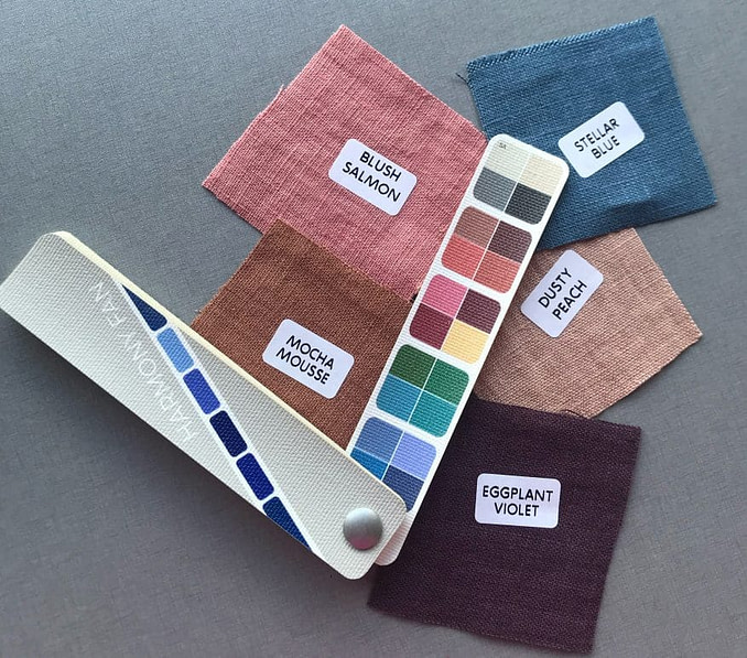 SA 1 Linen Fox fabric swatches