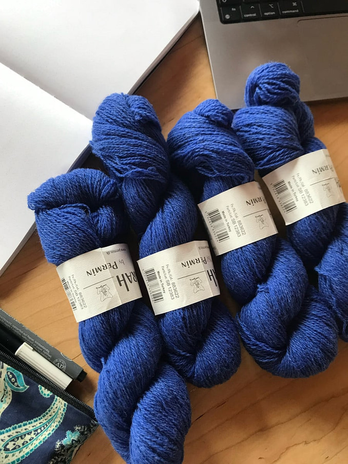 Cobalt yarn 1