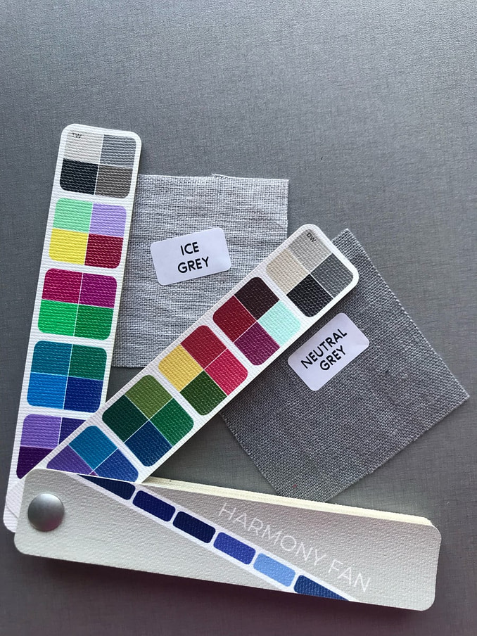 DW-TW Linen Fox fabric swatches