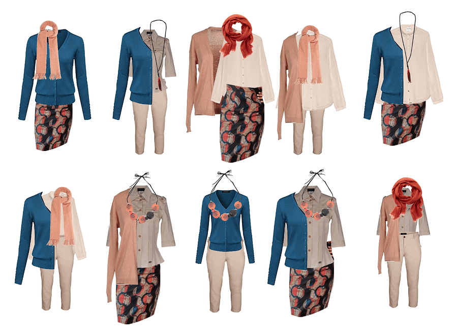 Capsule wardrobe based on a favourite skirt Capsule wardrobe based on a favourite skirt